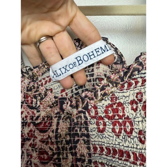 Alix of Bohemia Luna Bandana Midi Dress Sz. L - Picture 6 of 10